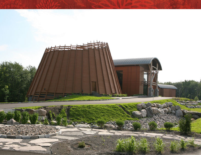 Hotel-Musee Premieres Nations Wendake Exteriör bild